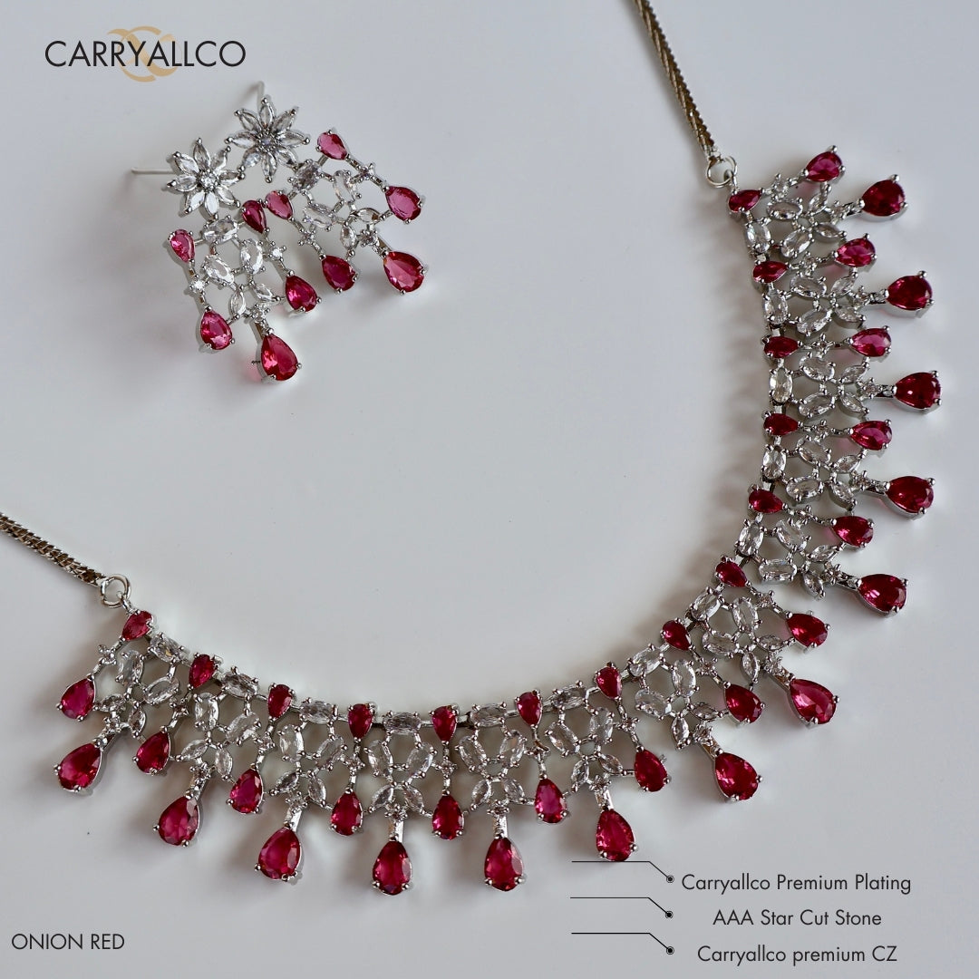 Carryallco Scarlet Grace Necklace Set Carryallco