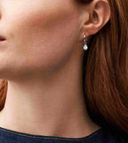 Carryallco Sterling Silver 925 Zircon Drop Earrings