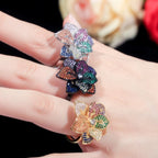 Colorful Butterfly CZ Ring