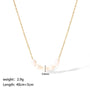 Dainty 18K Gold Plated Freshwater Pearl Necklace Carryallco
