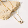Dainty Brilliant Cut Pendant Necklace – 18K Gold Plated