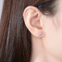 White Stone Studs