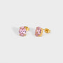 Pink Stone Studs