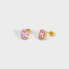 Pink Stone Studs