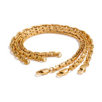 Demi-Fine 18K Gold Plated Box Link Chain Bracelet