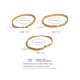 Box Link Chain Bracelet – Size & Weight Guide | 18K Gold Plated | Carryallco India