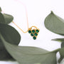 Grape Cluster Pendant Necklace – 18K Gold Plated | CARRYALLCO