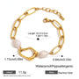 Pearl Link Bracelet – Specifications | 18K Gold Plated | Carryallco India