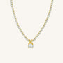 Zircon Tennis Necklace – 18K Gold Plated Jewellery | Carryallco India
