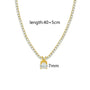 Zircon Tennis Necklace – 18K Gold Plated | CARRYALLCO