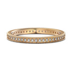 Demifine Classic S925 Silver Cubic Zirconia Couple Ring