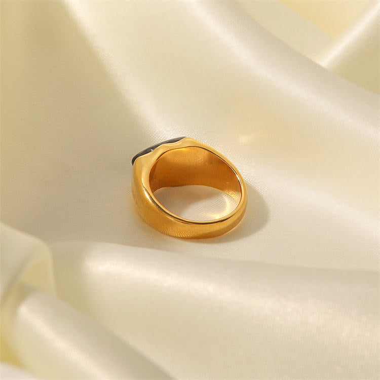 Demifine Green Gemstone Gold Ring