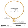 Heart & Pearl Pendant Necklace – Specifications | 18K Gold Plated | Carryallco India