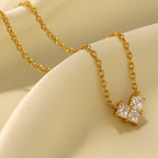 Demifine 18K Gold Plated Heart Necklace