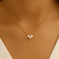 Demifine 18K Gold Plated Heart Necklace