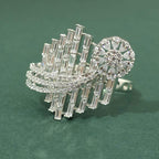 Designer American Diamond Statement Ring