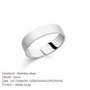 White gold ring on a white background with product details.