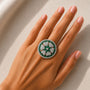 Floral Marquise Statement Ring | American Diamond | Carryallco