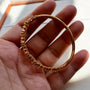 Gold Marquise Cluster American Diamond Adjustable Bracelet | CARRYALLCO