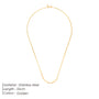 Gold Stainless Steel Snake Chain Necklace – 18K Gold Plated | CARRYALLCO