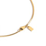 Gold Snake Chain Necklace – Detail View | 18K Gold Plated | Carryallco India