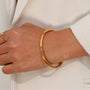 Open Minimalist Cuff Bracelet – 18K Gold Plated | Carryallco