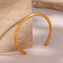 Open Minimalist Cuff Bracelet – 18K Gold Plated | Carryallco
