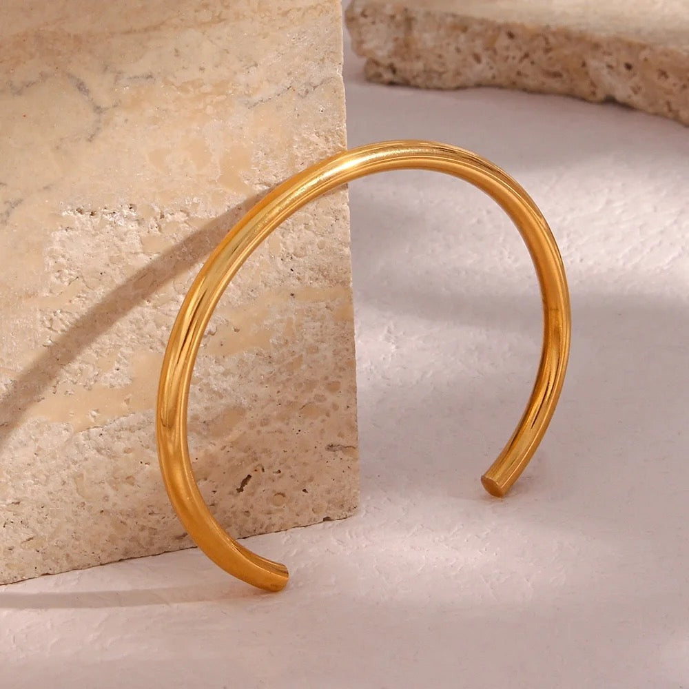 Open Minimalist Cuff Bracelet Carryallco