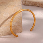 Open Minimalist Cuff Bracelet Carryallco