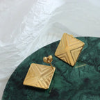 Carryallco Timeless Square Glow Earrings Carryallco