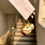 Carryallco Solid Heart Dangler Earring Carryallco