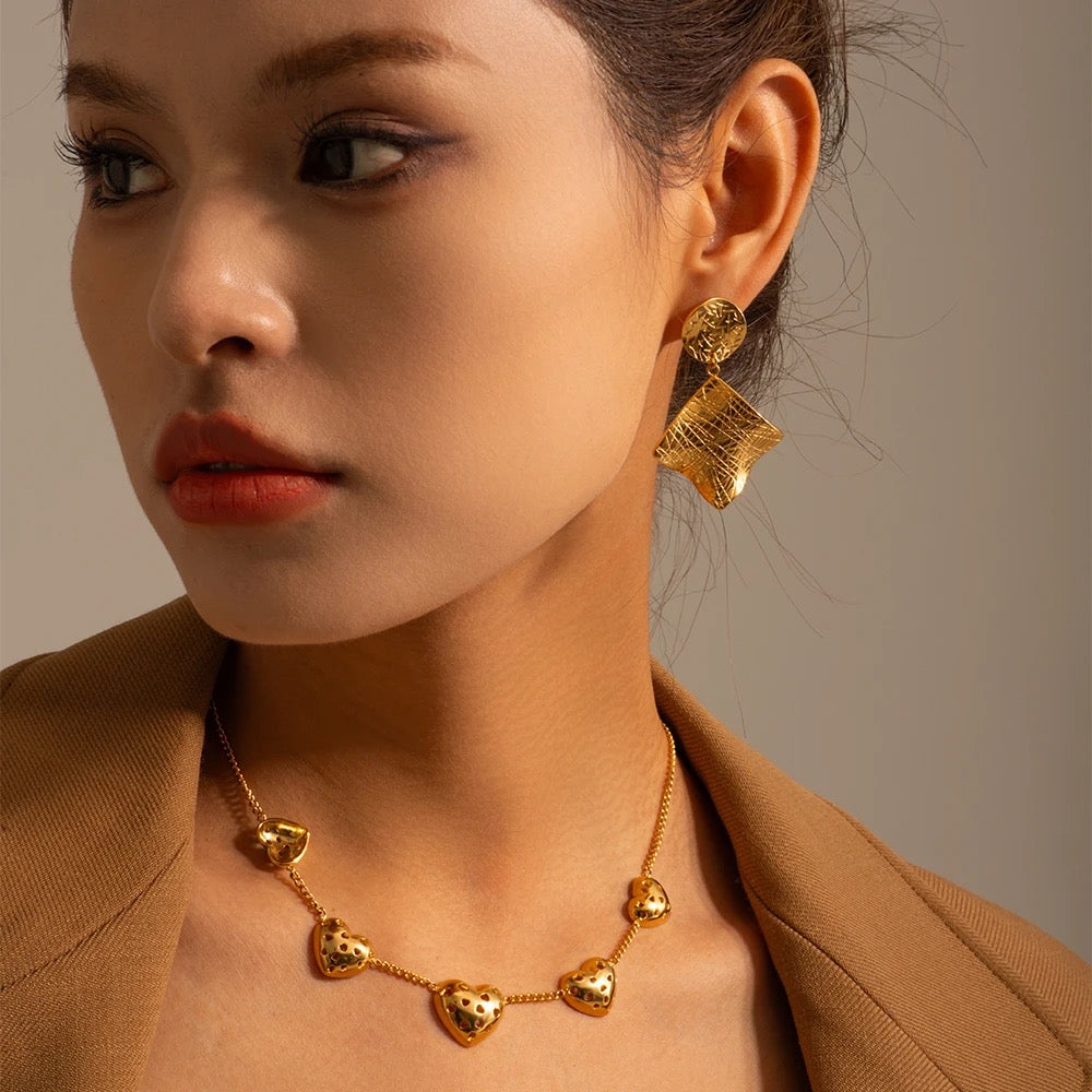 Carryallco Bump Lava Irregular Drop Earring Carryallco