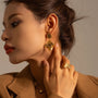 Carryallco Bump Lava Irregular Drop Earring Carryallco