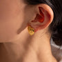 Carryallco Textured Heart Luxe Earrings Carryallco