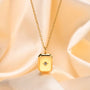 Star Pendant Necklace – Side View | 18K Gold Plated | Carryallco India