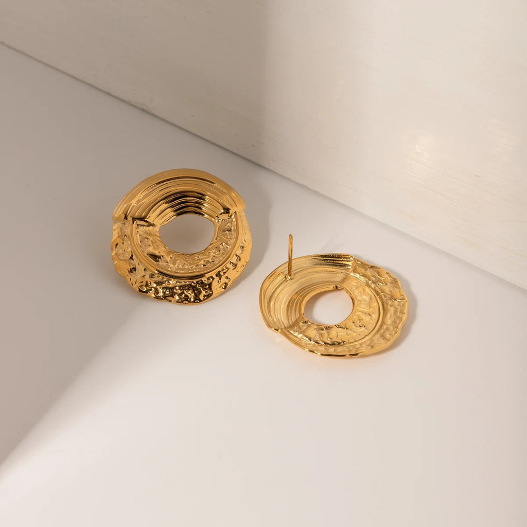 Carryallco Ethereal Hollow Statement Earrings Carryallco