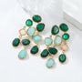 Carryallco Rhinestone Water Drop Tassel Earrings Carryallco