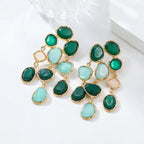 Carryallco Rhinestone Water Drop Tassel Earrings Carryallco