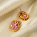 Carryallco Celestial Pink Sparkle Studs Carryallco