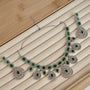 Carryallco Forever Emerald American Diamond Necklace Carryallco