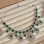 Carryallco Forever Emerald American Diamond Necklace Carryallco