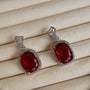 Scarlet Majesty American Diamond Choker Set – American Diamond | Carryallco