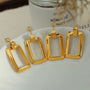 Minimalist Hoop Earrings – 18K Gold Plated | Carryallco