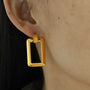 Minimalist Hoop Earrings – 18K Gold Plated | Carryallco