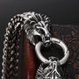 Lion Head Cuban Chain Bracelet | 18K Gold PVD | Carryallco
