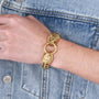 Lion Head Cuban Chain Bracelet | 18K Gold PVD | Carryallco
