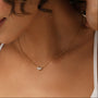 Crystal Linked Necklace – 18K Gold Plated Jewellery | Carryallco India