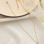 Crystal Linked Necklace – 18K Gold Plated | CARRYALLCO
