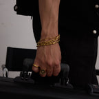Carryallco 18K gold plated demi-fine men jewellery