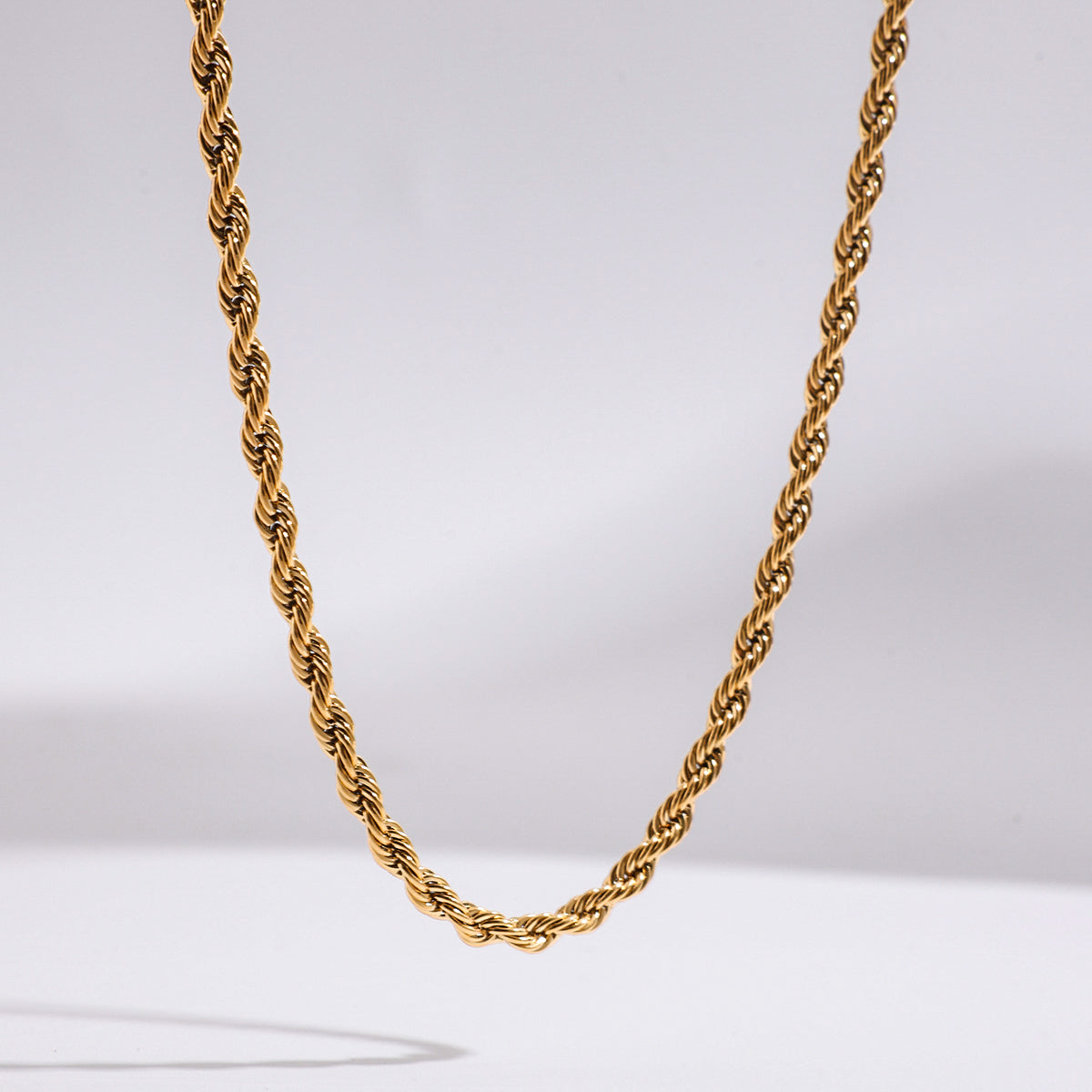 Men 2.8mm Twist Chain Set – 18K Demi-Fine CARRYALLCO